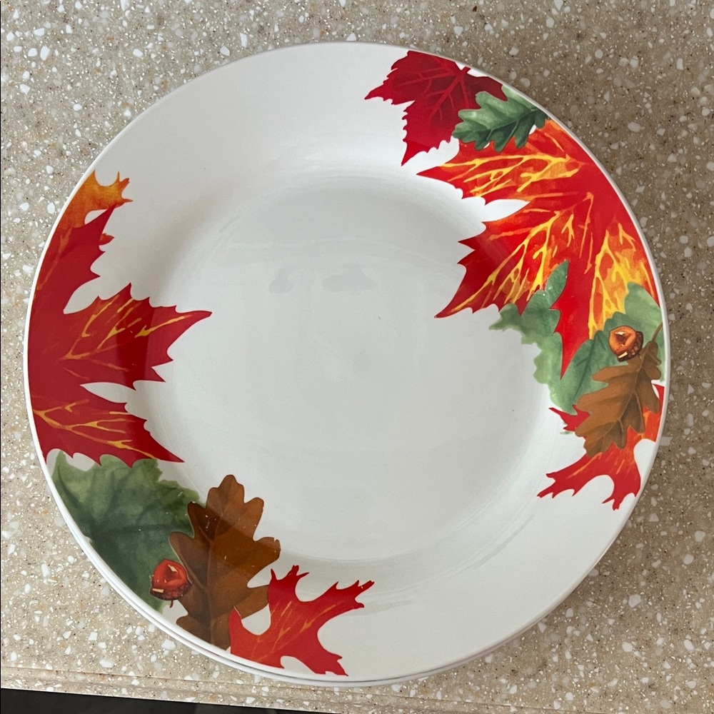 6 Royal Norfolk Autumn Leaves Dinner Plate
